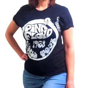 HOT TOPIC Pink Floyd 1968 World Tour Graphic Tee ~ NEW